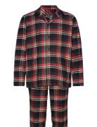Pyjama 1/1 Flannel Pyjamas Nattøj Black Jockey