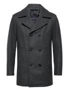 Pea Coat "Kermoor" Uldjakke Jakke Grey Armor Lux