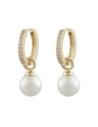 Core Pearl Ring Ear Accessories Jewellery Earrings Hoops Gold SNÖ Of S...