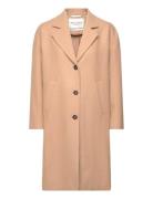 Woven Coats Outerwear Coats Winter Coats Beige Marc O'Polo