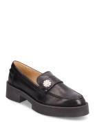 Meggie Loafer Loafers Flade Sko Black Steve Madden