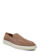 Clay_Loaf_Sd Loafers Flade Sko Brown BOSS