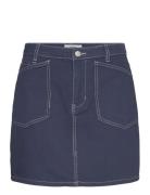 Objalas Mw Short Skirt 131 Kort Nederdel Blue Object