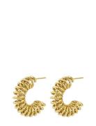 Siri Earring Accessories Jewellery Earrings Hoops Gold Bud To Rose