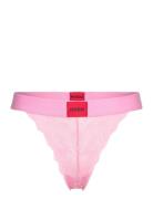 Brief Lace G-streng Undertøj Pink HUGO
