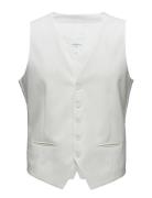 Mens Waistcoat For Suit Habitvest White Lindbergh