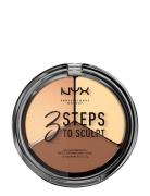 3 Steps To Sculpt Face Sculpting Palette Contouring Makeup NYX Profess...