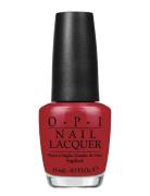 Red Hot Rio Neglelak Makeup Red OPI