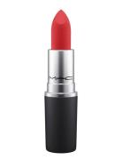 Powder Kiss Lipstick - Werk, Werk, Werk Læbestift Makeup Red MAC