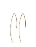 Agatha Recycled Earrings Gold-Plated Ørestickere Smykker Gold Pilgrim