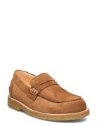 Shoes - Flat Low-top Sneakers Brown ANGULUS