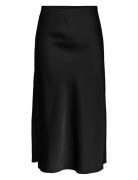 Yaspastella Hw Midi Skirt - Ca Knælang Nederdel Black YAS