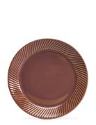 Coffee & More, Side Plate Home Tableware Plates Small Plates Brown Sag...