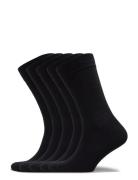 Jacbasic Bamboo Sock 5 Pack Noos Underwear Socks Regular Socks Black J...