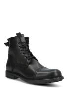 Jfwshelby Leather Boot Sn Snørestøvler Black Jack & J S