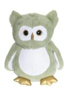 Glow-In-The-Dark Owl, Green Toys Soft Toys Stuffed Animals Green Teddy...