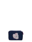 Three-Section Pencil Case - Pet Friends Blue Accessories Bags Pencil C...