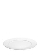 Tallerken Flad Plissé 24 Cm Hvid Home Tableware Plates Dinner Plates W...