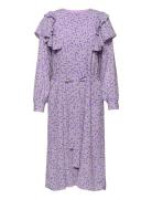 Sallycras Dress Knælang Kjole Purple Cras