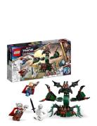 Attack On New Asgard Thor & Monster Set Toys Lego Toys Lego Super Hero...