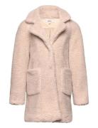 Kognewaurelia Sherpa Coat Otw Jakke Cream Kids Only