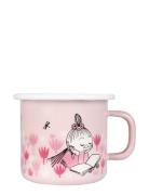 Moomin Enamel Mug 25Cl Girls Home Tableware Cups & Mugs Coffee Cups Pi...