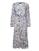 Slchrishell Midi Dress Knælang Kjole Multi/patterned Soaked In Luxury