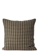 Metallic Check Beige 50X50Cm Home Textiles Cushions & Blankets Cushion...