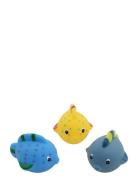 Bathtoys, Fish, 3-Pack Toys Bath & Water Toys Bath Toys Multi/patterne...