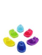 Bathtoys, Boats, 6-Pack Toys Bath & Water Toys Bath Toys Multi/pattern...