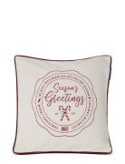 Seasons Greatings Recycled Cotton Pillow Cover Home Textiles Cushions ...