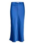 Encopper Skirt 6785 Knælang Nederdel Blue Envii