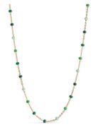 Lola Necklace Accessories Jewellery Necklaces Chain Necklaces Green En...