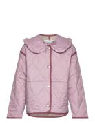 Hailey Outerwear Jackets & Coats Quilted Jackets Pink Molo