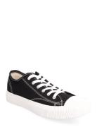 Biajeppe Sneaker Canvas Low-top Sneakers Black Bianco