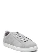 Slhevan New Suede Sneaker Low-top Sneakers Grey Selected Homme