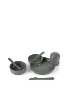 Tiny Bio Dinner Giftset Home Meal Time Dinner Sets Grey Dantoy