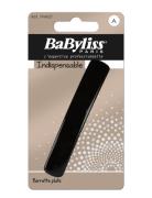 Big Flat Barrette Hårtilbehør Black Babyliss Paris