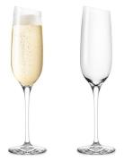 2 Pk. Vinglas Champagne Home Tableware Glass Champagne Glass Nude Eva ...