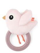Sensory Rattle W/Teether Birdee Powder Toys Baby Toys Teething Toys Pi...