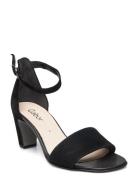 Ankle-Strap Sandal Sandal Med Hæl Black Gabor