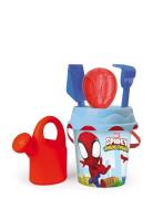 Spidey Medium Garnished Bucket Toys Outdoor Toys Sand Toys Multi/patte...