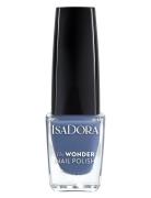 Isadora Wonder Nail Polish 147 Dusty Blue Neglelak Makeup Blue IsaDora