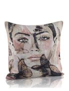 Butterfly Queen - Jacquard Cushion Home Textiles Cushions & Blankets C...