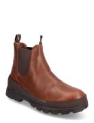 Leather-Oslo Chelsea-Bo-Mcb Støvlet Chelsea Boot Brown Polo Ralph Laur...