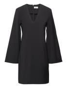 Bs Carole Regular Fit Dress Knælang Kjole Black Bruun & Stengade