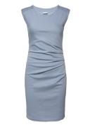 Kaindia Round-Neck Dress Kort Kjole Blue Kaffe