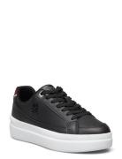 Th Elevated Court Sneaker Low-top Sneakers Black Tommy Hilfiger