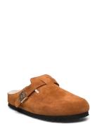 Sl Grace Cognac Shoes Mules & Slip-ins Flat Mules Brown Scholl