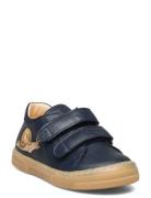 Shoes - Flat - With Velcro Low-top Sneakers Navy ANGULUS